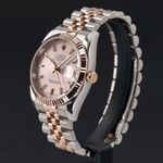 Rolex Datejust 36 116231 (2006) - Pink dial 36 mm Gold/Steel case (4/8)