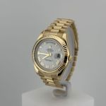 Rolex Day-Date II 218238 (2009) - White dial 41 mm Yellow Gold case (4/8)