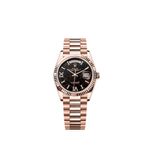 Rolex Day-Date 36 128235 (2025) - Black dial 36 mm Rose Gold case (1/1)