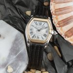 Cartier Roadster W62031Y4 (2005) - Zilver wijzerplaat 37mm Staal (1/8)