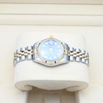 Rolex Lady-Datejust 69173 (1988) - Blauw wijzerplaat 26mm Goud/Staal (3/7)