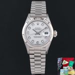 Rolex Lady-Datejust 69179 (1995) - 26 mm White Gold case (1/8)