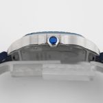 Cartier Santos WSSA0048 (2022) - Blue dial 40 mm Steel case (3/5)