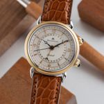 Maurice Lacroix Masterpiece 63511 (Onbekend (willekeurig serienummer)) - Wit wijzerplaat 36mm Goud/Staal (3/8)