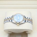 Rolex Lady-Datejust 69173 (1988) - Blauw wijzerplaat 26mm Goud/Staal (4/7)