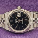 Rolex Datejust 36 16030 (1984) - Zwart wijzerplaat 36mm Staal (1/5)