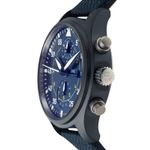 IWC Pilot Chronograph Top Gun IW389008 (Onbekend (willekeurig serienummer)) - Blauw wijzerplaat 44mm Keramiek (6/8)