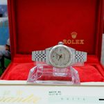 Rolex Lady-Datejust 69174 (1995) - Zilver wijzerplaat 26mm Staal (3/8)