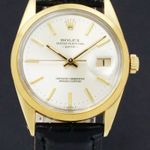 Rolex Oyster Perpetual Date 15505 (1984) - Gold dial 34 mm Gold/Steel case (1/6)
