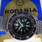 Rodania Vintage 2372.2 (1972) - Zwart wijzerplaat 45mm Staal (6/8)