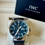 IWC Pilot Chronograph IW378001 (2024) - Zwart wijzerplaat 43mm Staal (6/6)