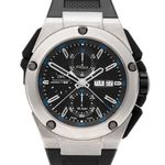 IWC Ingenieur Double Chronograph Titanium IW376501 (2012) - Zwart wijzerplaat 45mm Titanium (1/4)