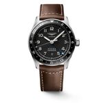 Longines Spirit L3.812.4.53.2 (2023) - Zwart wijzerplaat 42mm Staal (1/8)