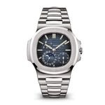 Patek Philippe Nautilus 5712/1A-001 (2008) - Blue dial 40 mm Steel case (1/2)