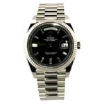 Rolex Day-Date 40 228239 (2021) - Zwart wijzerplaat 40mm Witgoud (1/7)