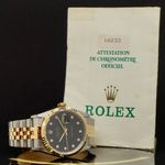 Rolex Datejust 36 16233 (1994) - Zwart wijzerplaat 36mm Goud/Staal (5/7)