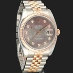 Rolex Datejust 36 116231 (Unknown (random serial)) - Pearl dial 36 mm Gold/Steel case (4/8)