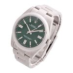 Rolex Oyster Perpetual 41 124300 (2023) - Green dial 41 mm Steel case (2/4)