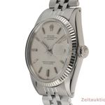 Rolex Datejust 1601 (1972) - Silver dial 36 mm White Gold case (6/8)