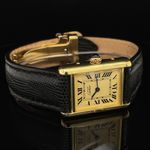 Cartier Tank 2415 (2000) - Champagne dial 22 mm Gold/Steel case (8/8)