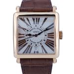Franck Muller Master Square 6000 (2017) - Silver dial 36 mm Yellow Gold case (1/1)