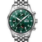 IWC Pilot Chronograph IW378006 (2024) - Green dial 43 mm Steel case (1/1)