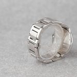 Cartier Tank WSTA0052 (Onbekend (willekeurig serienummer)) - Wit wijzerplaat 34mm Staal (8/8)