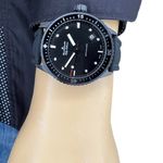 Blancpain Fifty Fathoms Bathyscaphe 5000-0130-B52A (2024) - Zwart wijzerplaat Onbekend Keramiek (3/8)