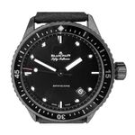 Blancpain Fifty Fathoms Bathyscaphe 5000-0130-B52A (2024) - Zwart wijzerplaat Onbekend Keramiek (1/8)