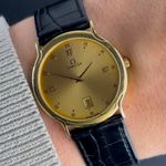 Omega Vintage 196.772 (1985) - Goud wijzerplaat 31mm Geelgoud (2/8)