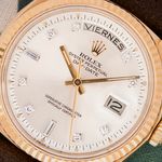 Rolex Day-Date 1803 (1976) - Zilver wijzerplaat 36mm Geelgoud (8/8)