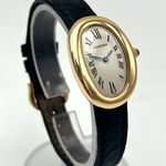 Cartier Baignoire 1952 (Unknown (random serial)) - White dial 22 mm Yellow Gold case (3/4)
