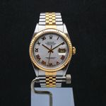 Rolex Datejust 36 16233 (2002) - White dial 36 mm Gold/Steel case (2/4)