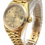 Rolex Lady-Datejust 69178 (1996) - Gold dial 26 mm Yellow Gold case (3/6)