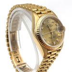 Rolex Lady-Datejust 69178 (1996) - Gold dial 26 mm Yellow Gold case (4/6)