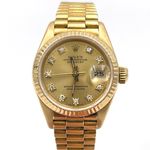 Rolex Lady-Datejust 69178 (1996) - Gold dial 26 mm Yellow Gold case (1/6)