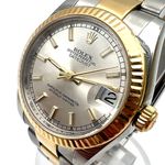 Rolex Lady-Datejust 178273 (2018) - Silver dial 31 mm Gold/Steel case (5/5)