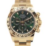 Rolex Daytona 116508 (2021) - Groen wijzerplaat 40mm Geelgoud (1/1)