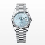 Rolex Day-Date 40 228236 (2023) - Blauw wijzerplaat 40mm Platina (1/1)