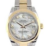 Rolex Datejust 31 178243 (Onbekend (willekeurig serienummer)) - Wit wijzerplaat 31mm Goud/Staal (1/1)