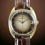 Omega Constellation 168.017 (1967) - Brown dial 36 mm Gold/Steel case (1/8)