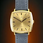 Omega Genève 131.022 (1970) - Gold dial 32 mm Gold/Steel case (1/8)