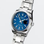 Rolex Datejust 36 126200 (2020) - Blauw wijzerplaat 36mm Staal (3/8)