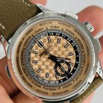 Patek Philippe World Time Chronograph 5935A-001 (2023) - Pink dial 41 mm Steel case (6/8)