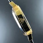 Omega De Ville 162.0063 (1974) - Black dial 32 mm Gold/Steel case (5/8)