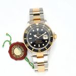 Rolex Submariner Date 16613LN (1999) - Zwart wijzerplaat 40mm Goud/Staal (2/8)