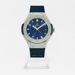 Hublot Classic Fusion Blue 581.NX.7170.RX (2024) - Blauw wijzerplaat 33mm Titanium (1/1)