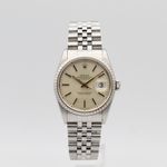 Rolex Datejust 36 16220 (1994) - Zilver wijzerplaat 36mm Staal (1/8)