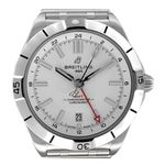 Breitling Chronomat GMT A32398101A1A1 (2023) - White dial 40 mm Steel case (1/8)