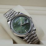 Rolex Day-Date 40 228239 (2023) - Green dial 40 mm White Gold case (1/7)